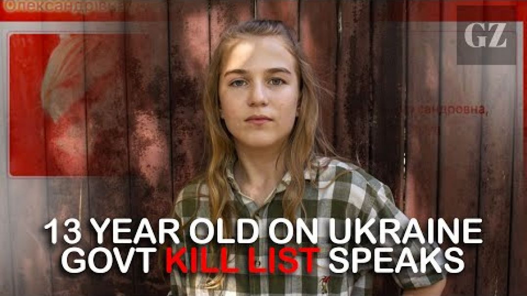 ⁣13-year-old on Ukrainian goverment kill list speaks out