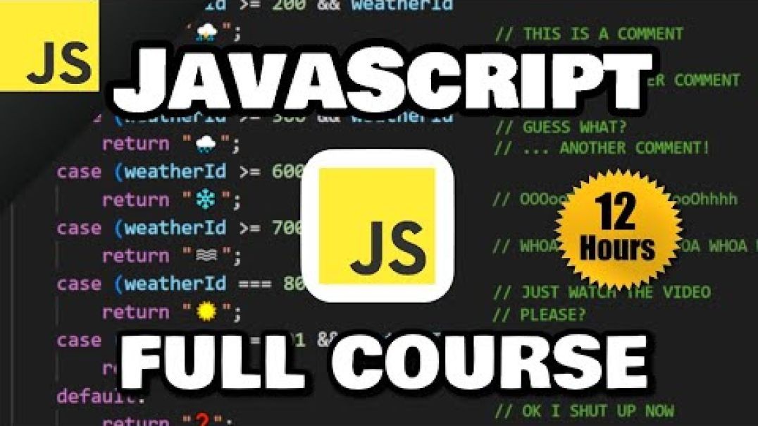 JavaScript Full Course 🌐 (2024)